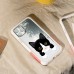แผ่นพลาสติกกันรอย พิมพ์ลาย Tuxedo สำหรับเคส Telephant NMDer Bumper iPhone 12 / 11 / Pro / Pro Max