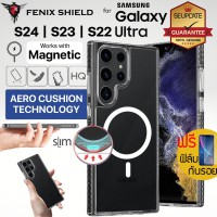 (แถมฟิล์ม) เคส FenixShield Tough Pro Clear สำหรับ Samsung Galaxy S24 Ultra / S23 Ultra / S22 Ultra