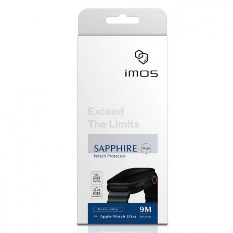 IMOS ฟิล์มกระจก Sapphire กันรอย สำหรับ Apple Watch Ultra 1 / 2 / 3