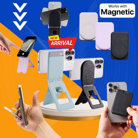 ขาตั้งมือถือ แบบแม่เหล็ก พับเก็บได้ Phone Tripod Stand / Wallet