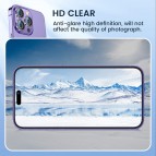 กระจกกันรอย เลนส์กล้อง UNIU AR Pro Titanium / Aluminium Lens สำหรับ iPhone 14 / 14 Plus / 14 Pro / 14 Pro Max