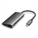 (รับประกัน 2 ปี) UGREEN USB Type C 8-in-1 Multifunction Adapter (3 USB 3.0 + HDMI + RJ45 + SD/TF)