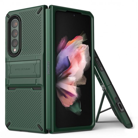 (แถมฟิล์มกันรอย) เคส VRS Quick Stand Pro สำหรับ Samsung Galaxy Z Fold 3