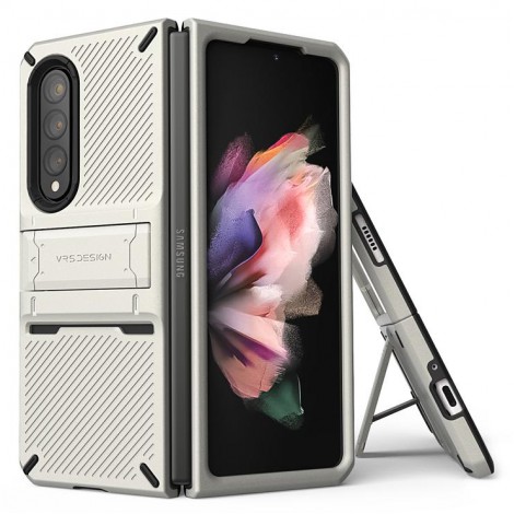 (แถมฟิล์มกันรอย) เคส VRS Quick Stand Pro สำหรับ Samsung Galaxy Z Fold 3