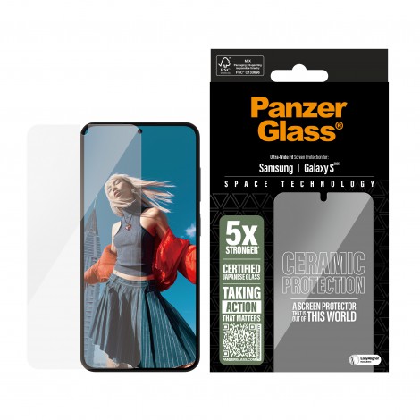 ฟิล์มกระจก PanzerGlass Case Friendly สำหรับ Galaxy S26 / S25 / S24 / S23 / S22 / Plus / Ultra / S21 FE