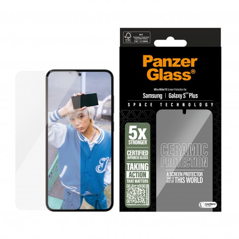 ฟิล์มกระจก PanzerGlass Case Friendly สำหรับ Galaxy S26 / S25 / S24 / S23 / S22 / Plus / Ultra / S21 FE