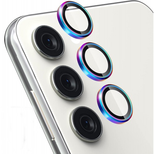 กระจกกันรอย เลนส์กล้อง HiShield Aluminium Lens สำหรับ Samsung Galaxy S25 / S24 / S23 / Plus