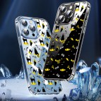 (แถมฟิล์ม) เคส FenixShield Crystal Hybrid [ BLACK CAT] สำหรับ iPhone 16e / 16 / 15 / 14 / 13 / 12 / Plus / Pro Max / mini