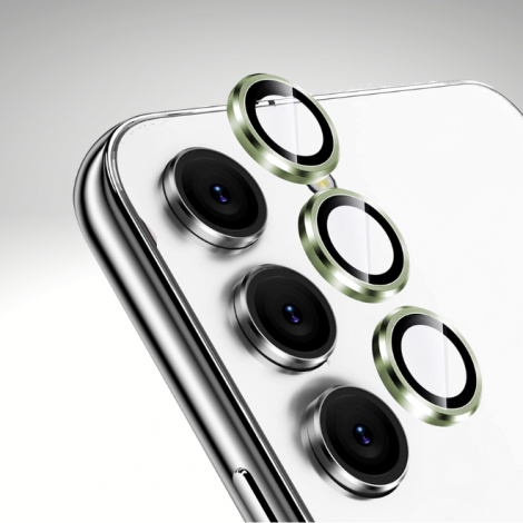 กระจกกันรอย เลนส์กล้อง HiShield Aluminium Lens สำหรับ Galaxy S26 / S25 / S24 / S23 / Plus