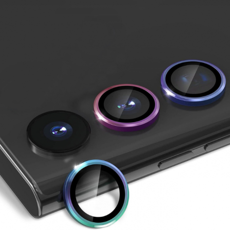 กระจกกันรอย เลนส์กล้อง HiShield Aluminium Lens สำหรับ Galaxy S26 / S25 / S24 / S23 / Plus