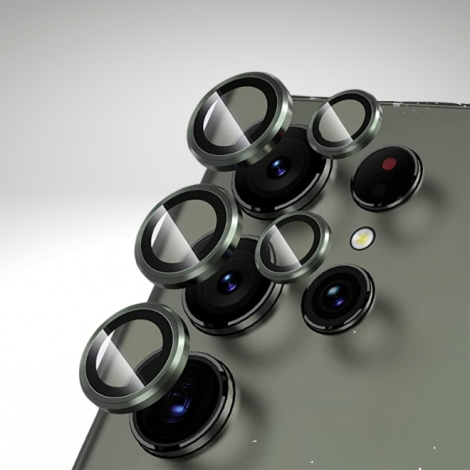 กระจกกันรอย เลนส์กล้อง HiShield Aluminium / Sapphire Lens สำหรับ Galaxy S26 Ultra / S25 Ultra / S24 Ultra / S23 Ultra / S22 Ultra