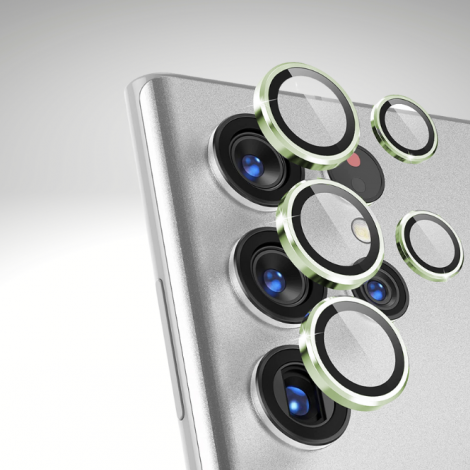กระจกกันรอย เลนส์กล้อง HiShield Aluminium / Sapphire Lens สำหรับ Galaxy S26 Ultra / S25 Ultra / S24 Ultra / S23 Ultra / S22 Ultra