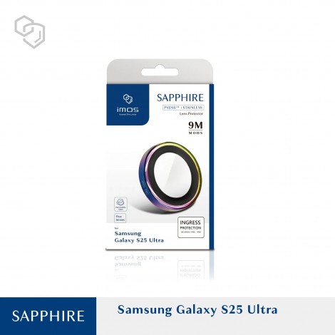 กระจกกันรอย เลนส์กล้อง IMOS Sapphire Lens Protector สำหรับ Samsung Galaxy S25 / S24 / S23 / S22 / Ultra / Plus