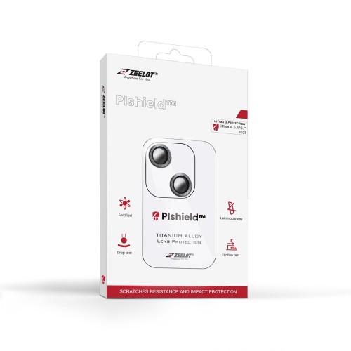 กระจกกันรอย เลนส์กล้อง ZEELOT PIshield Titanium Alloy Lens Protector สำหรับ iPhone 13 / 13 Pro / 13 Pro Max / 13 mini