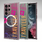 (แถมฟิล์ม) เคส FenixShield Crystal Hybrid [ TRAVELER ] สำหรับ Samsung Galaxy S25 / S24 / S23 / S22 / Plus / Ultra / FE