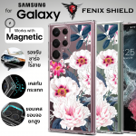 (แถมฟิล์ม) เคส FenixShield Crystal Hybrid [ Luxury Bloom ] with MagSafe สำหรับ Samsung Galaxy S23 / S22 / Plus / Ultra / S23 FE / S21 FE