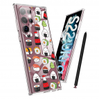 (แถมฟิล์ม) เคส FenixShield Crystal Hybrid [ SUSHI ] สำหรับ Samsung Galaxy S25 / S24 / S23 / S22 / Plus / Ultra / FE