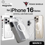 เคส FenixShield Crystal Hybrid III (Mark3) สำหรับ iPhone 16 / Pro / Plus / Pro Max