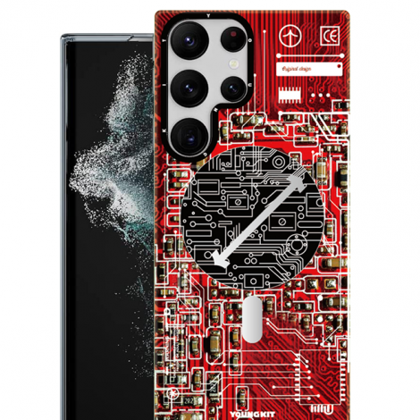 (แถมฟิล์ม) เคส ของแท้ Youngkit Futuristic Circuit สำหรับ Galaxy S25 / S24 / S23 / S22 / Plus / Ultra
