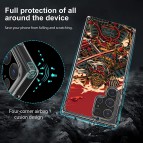 (แถมฟิล์ม) เคส FenixShield Crystal Hybrid  [ HACHIMAN ] with MagSafe สำหรับ Samsung Galaxy S24 / S23 / S22 / Plus / Ultra / FE