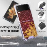 เคส Samsung Galaxy Z Flip 3 [ CT001 ] 3D Crystal Hybrid Case
