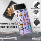 เคส Samsung Galaxy Z Flip 3 [ SUMMER ] Crystal Hybrid Case