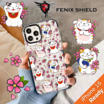 เคส FenixShield Ultra Hybrid [ LUCKY CAT ] สำหรับ iPhone 16 / 15 / 14 / 13 / 12 / Plus / Pro / Pro Max