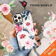 เคส FenixShield Ultra Hybrid [ LUXURY BLOOM ] สำหรับ iPhone 16 / 15 / 14 / 13 / 12 / Plus / Pro / Pro Max