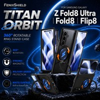 เคส พร้อมฟิล์มกระจก FenixShield TITAN Orbit สำหรับ Samsung Galaxy  Z Fold8 / Fold8 Ultra / Flip8