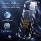 (แถมฟิล์ม) เคส FenixShield Crystal Hybrid [ ยันต์อิติปิโส ] สำหรับ iPhone 16 / 15 / 14 / 13 / 12 / Plus / Pro / Pro Max / mini