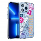 (แถมฟิล์ม) เคส FenixShield Crystal Hybrid [ TRAVELER ] สำหรับ iPhone 16e / 16 / 15 / 14 / 13 / 12 / Plus / Pro Max / mini