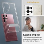 (แถมฟิล์ม) เคส Samsung Galaxy SPIGEN Ultra Hybrid S สำหรับ S22 Ultra / Note 10 / S10 / S10 Plus