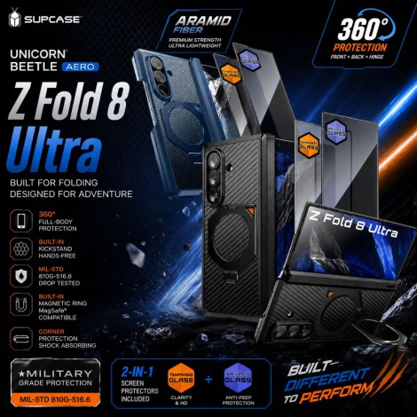 เคส SUPCASE Unicorn Beetle Aero Aramid Case สำหรับ Samsung Galaxy Z Fold8 Ultra เคส SUPCASE Unicorn Beetle Aero Aramid Case สำหรับ Samsung Galaxy Z Fold8 Ultra