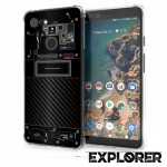 เคส Google Pixel 3 [Explorer Series] 3D Anti-Shock Protection TPU Case