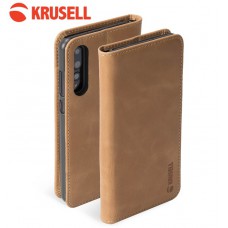 เคสหนังแท้ Huawei P20 Pro / P20 Plus Krusell Sunne 4 Card Folio Wallet สีน้ำตาล
