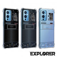 เคส OnePlus 9 (IN/CN) [ Explorer Series ] 3D Anti-Shock Protection TPU Case