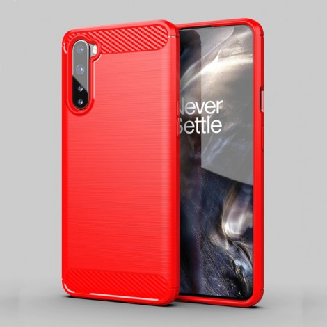 เคส Carbon Fiber Metallic TPU Case สำหรับ OnePlus 9 Pro / 9 / Nord