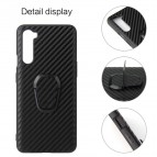 เคส OnePlus Nord Carbon Fiber with Finger Ring Holder Cover Case