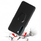 เคส OnePlus Nord Carbon Fiber with Finger Ring Holder Cover Case