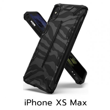 [ iPhone XS / XS Max / XR ] เคส RINGKE Dual-X Design Series : Zebra Black