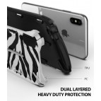 [ iPhone XS / XS Max / XR ] เคส RINGKE Dual-X Design Series : Zebra White