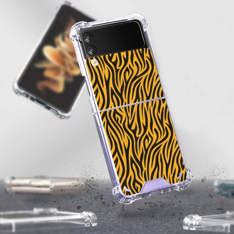 เคส Crystal Hybrid Case [ Pattern Collection Vol.1 ] สำหรับ Samsung Galaxy Z Flip 3