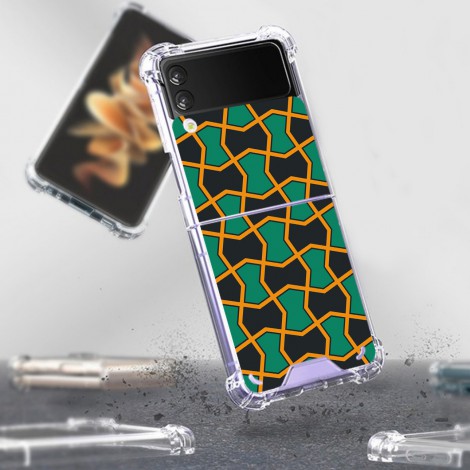 เคส Crystal Hybrid Case [ Pattern Collection Vol.1 ] สำหรับ Samsung Galaxy Z Flip 3