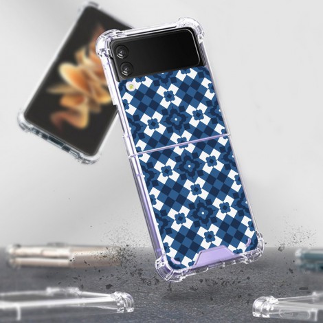 เคส Crystal Hybrid Case [ Pattern Collection Vol.1 ] สำหรับ Samsung Galaxy Z Flip 3