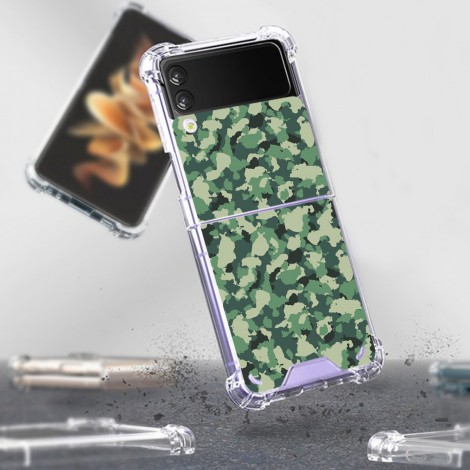 เคส Crystal Hybrid Case [ Pattern Collection Vol.1 ] สำหรับ Samsung Galaxy Z Flip 3