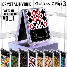 เคส Crystal Hybrid Case [ Pattern Collection Vol.1 ] สำหรับ Samsung Galaxy Z Flip 3