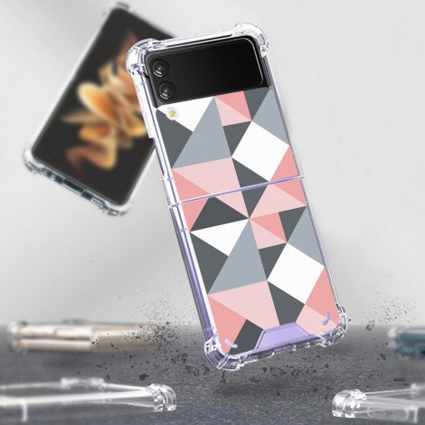 เคส Crystal Hybrid Case [ Pattern Collection Vol.2 ] สำหรับ Samsung Galaxy Z Flip 3