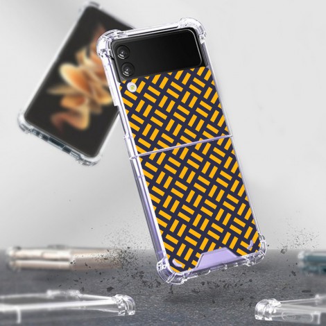 เคส Crystal Hybrid Case [ Pattern Collection Vol.2 ] สำหรับ Samsung Galaxy Z Flip 3