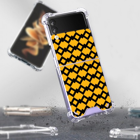 เคส Crystal Hybrid Case [ Pattern Collection Vol.2 ] สำหรับ Samsung Galaxy Z Flip 3