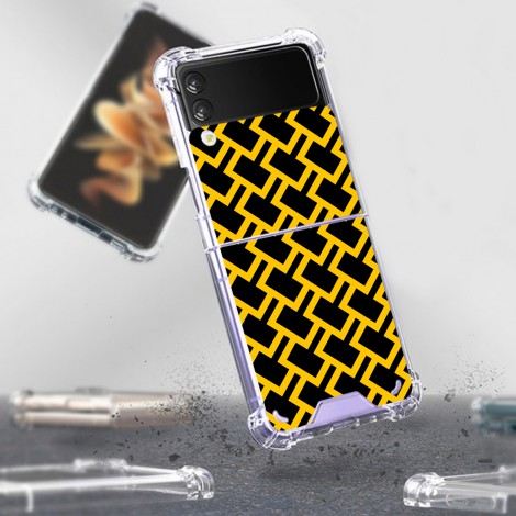 เคส Crystal Hybrid Case [ Pattern Collection Vol.2 ] สำหรับ Samsung Galaxy Z Flip 3